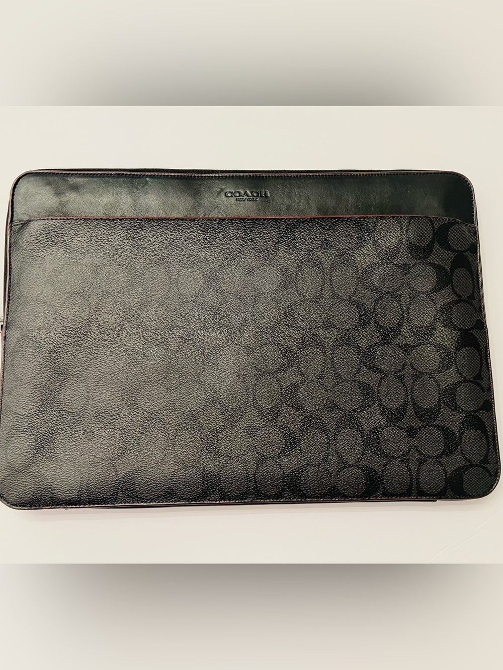 Coach Signature Canvas Padded Laptop Case